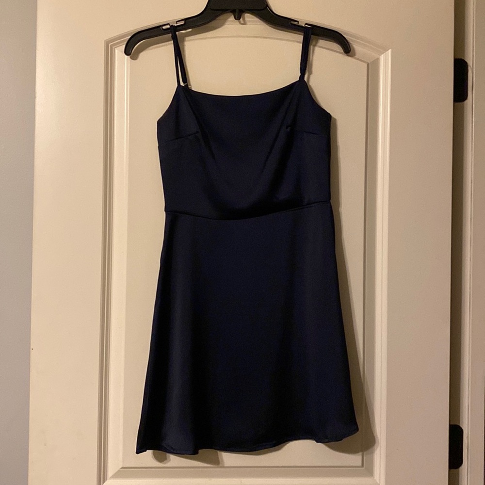 Woman’s XS Francesca’s Mini Dress Navy Blue